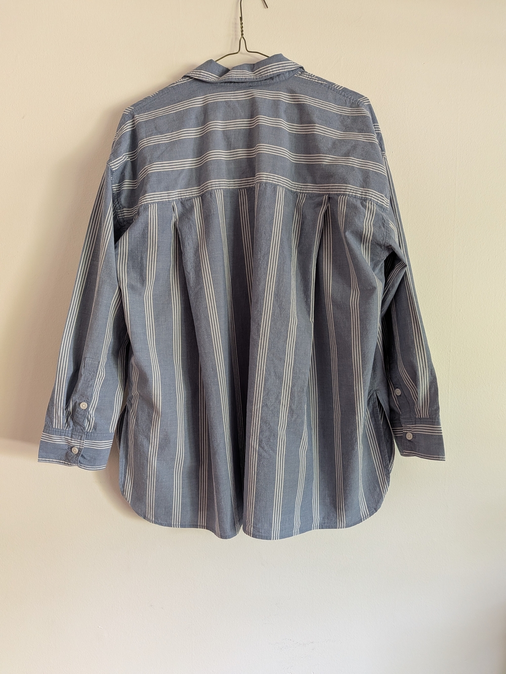 The Signature Blue And White Stripe Oversized Shirt